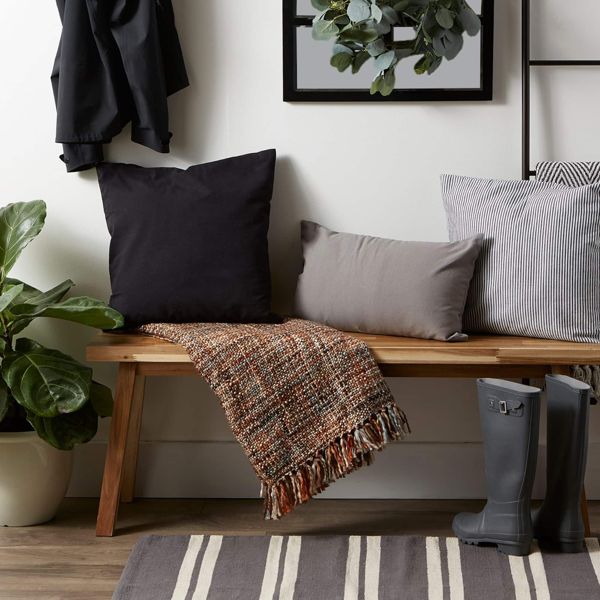 DII® Bronze Variegated Acrylic Woven Throw